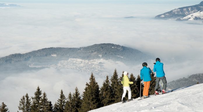 … Über den Wolken …