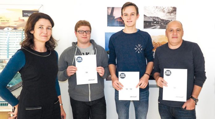 Fotografen mit gutem Auge Wir gratulieren den Preisträgern Denis Wiedenig, Julian Wachter und Ernst Passler.