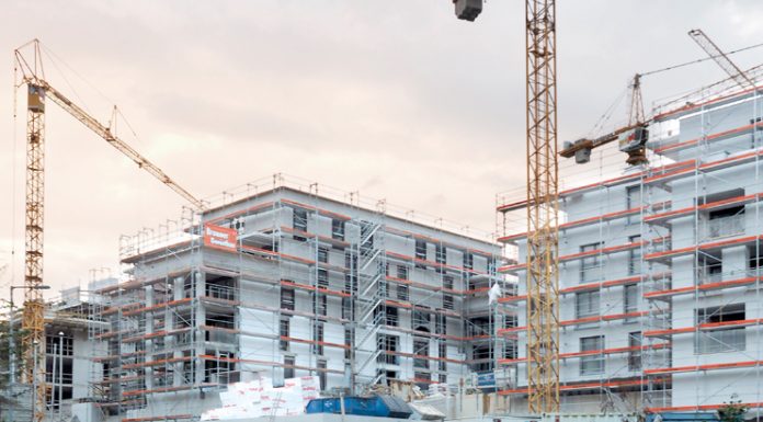 Werdenbergpark im Entstehen