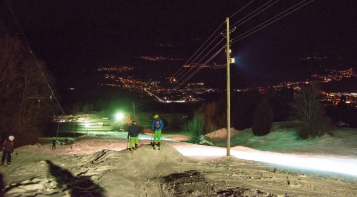 Am Abend gehen die Lichter an