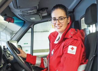 Im Notfall rücken Sanitäter an