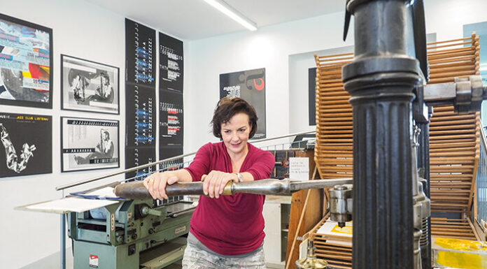 Entschleunigung an der Druckerpresse