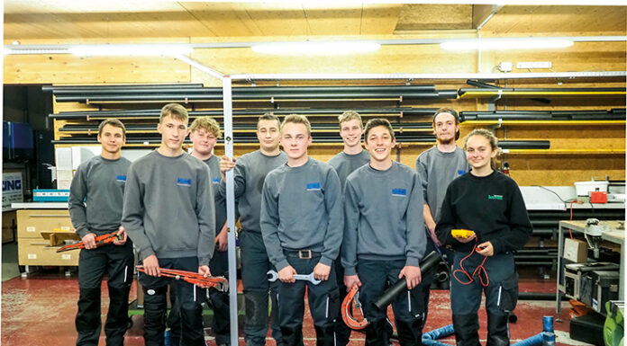 Top aufgestellt im 40sten