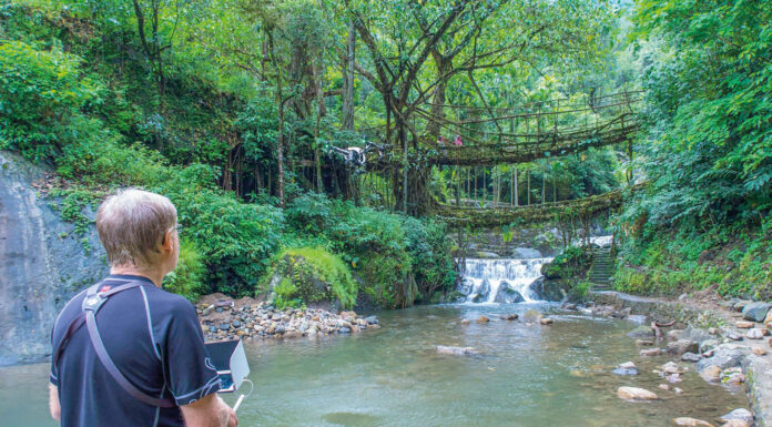 Spezieller Blickwinkel auf das Geschehen