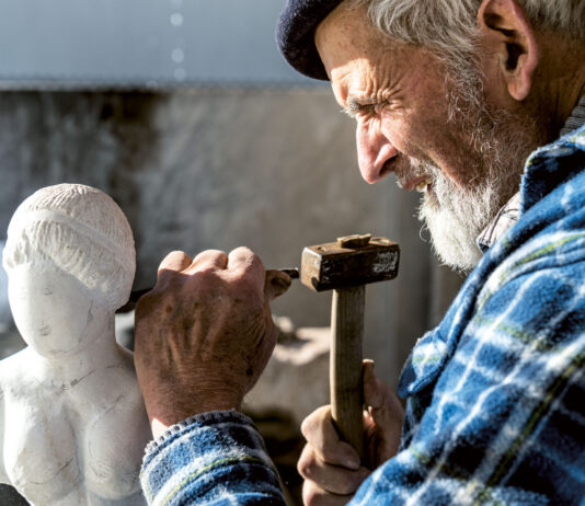 Stein ist sein Leben