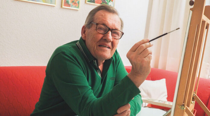 Sportler mit Blick fürs Schöne