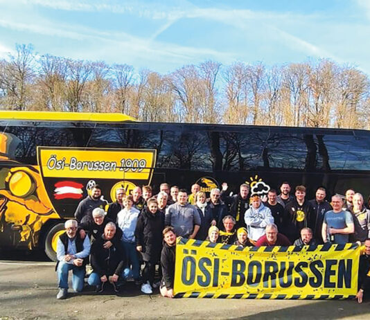 Vorzeige-Fußballnarren