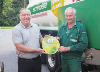 Küng Bodenbau tankt umweltfreundlich