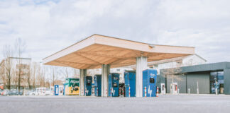 Innovative Sonnentankstelle