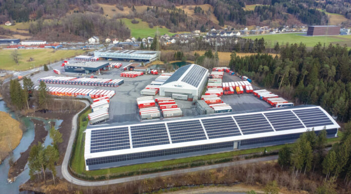 Mit 200 Lkw umweltbewusst unterwegs